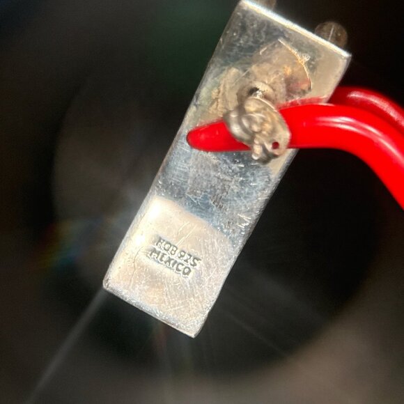 925 MEXICO Turquoise Post Earrings - Picture 5 of 7